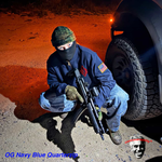 Jeffrey Epstein OG Navy Quarterzip