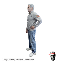 Jeffrey Epstein Grey Quarterzip